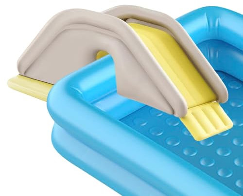 Scivolo D'acqua Gonfiabile, Scivolo D'acqua Per Bambini - Acquascivoli Gonfiabili Stabili Bidirezionali In PVC Per Cortile - Attrezzatura Per Piscina, Centro Giochi, Scivolo Per Piscina Interrata, Par