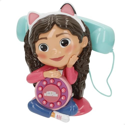 ColorBaby Gabby's Dollhouse Interaktives Spielzeugtelefon, Töne und Melodien, Batterien inklusive, Babyspielzeug, Spielzeug für die frühe Kindheit, Ab 18 Monaten, Geschenke für Kinder (39154)