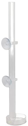 Yctze Mini Tubo per Alimentazione Gamberetti - Alimentatore per Acquario Trasparente in Acrilico per Acquario, Distributore di Cibo per Gamberetti e Crostacei (40 cm)