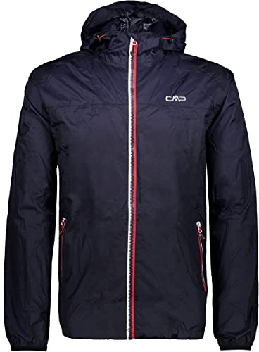 CMP - Regenjacke für Herren mit Kapuze, Marine, XXL