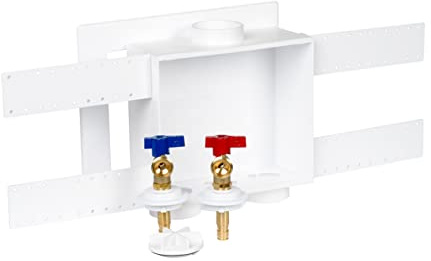 Oatey 38533 Quadtro 1/4 Turn F1960 PEX Washing Machine Outline Box