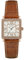 Guess Unisex Erwachsene Datum klassisch Quarz Uhr mit Leder Armband W0829L4
