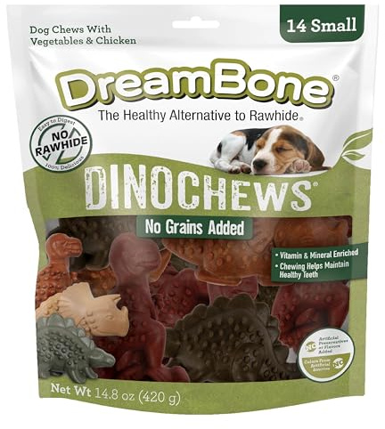 DreamBone Novelty Shaped Chews, Treat Your Dog to a Chew Made with Real Meat and Vegetables