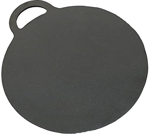 Oypla 30cm Cast Iron Seasoned Baking Stone Cooking Skillet Griddle