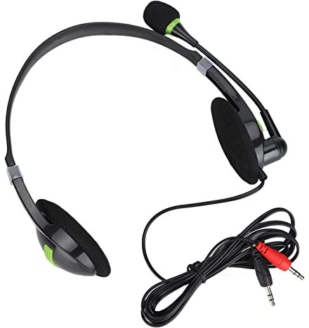 Auriculares con Cable para Colocar sobre las Orejas con Cancelación de Ruido, Micrófono Giratorio Omnidireccional, Comodidad, Auriculares Duraderos para PC, Computadora, Oficina(Modelo de 3,5 mm)