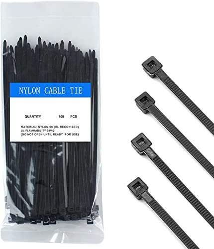 1000x EWANTO Kabelbinder Set Länge 300 mm Breite 3,6 mm Farbe Schwarz Nylon Kabelbinder zur Organisation von Haushalt Garten und Arbeitsplatz Ordnung Cable Tie Zip Tie Set Kabel Binder langlebig