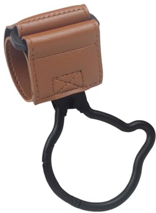 Ganchos para cochecito, mosquetón de aleación para cochecito, clip resistente con diseño de oso, práctico colgador para bolsas de pañales, bolsos, bolsas de compras, bolsas de comestibles, viajes