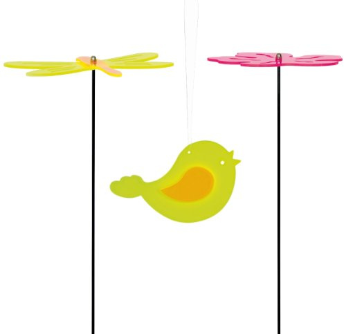 small foot company 6994 Gartenstecker Metall-Spieß Colorini, 3er Set
