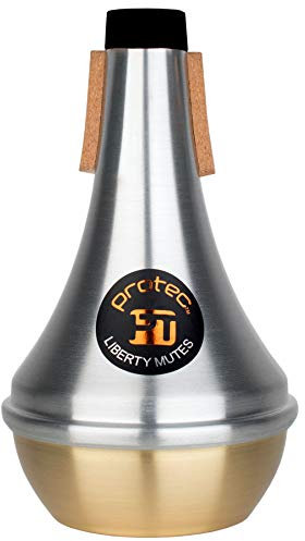 ProTec ML107 Liberty Trompetendämpfer aus Aluminium – gerades Messingende