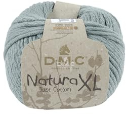 DMC - Natura XL - Pelote de fil à tricoter et à crocheter | 100% coton - Idéal pour déco, accessoires et vêtements | 100 g - 75 m | 23 coloris
