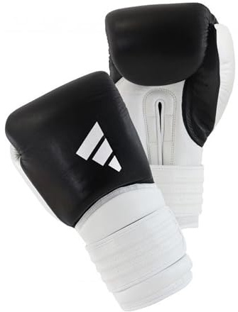 adidas Boxhandschuhe, Training, Sparring, Boxsack-Workout, für Männer, Frauen, Kinder, MMA, Kickboxen, Gurt bietet Handgelenkstütze, Haken, Schlag, Hybrid 300, 10, 12, 14, 16, 510 g