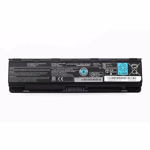 Uniamy laptop Replacement PA5109U-1BRS PA5110U-1BRS Battery Compatible With TOSHIBA Satellite C50T C55 C55D C55DT C55T PA5108U-1BRS PABAS271 PABAS272 PABAS273 10.8V/11.1V 4400mAh