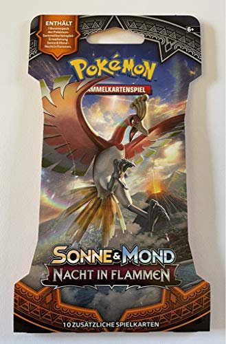 Collect-it Collect-it 1 Booster im Blister, SM3, Nacht in Flammen, Deutsch, Pokemon