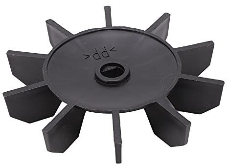 Reemplazo de aspas de ventilador, ventilador de plástico para motor eléctrico, compresor de aire pequeño Accesorios de aspas de ventilador Motor directo en línea Eje de 14 mm Diámetro exterior de 135