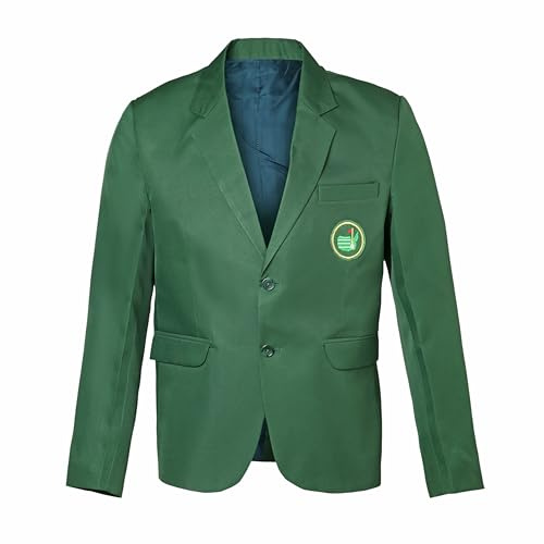Mens Green Casual Slim Fit Coat 2 Button Blazer Business Sport Coat (Green, X-Large)