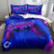 Boqingzhu Bettwäsche 135x200cm Gamer Gamepad Spiele Jungen Lila Wende Bettwäsche Set 3D Druck Microfaser Bettbezug und Kissenbezug 80x80cm mit Reißverschluss