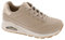 Skechers Damen UNO Shimmer Away Sneaker, Natural, 37 EU