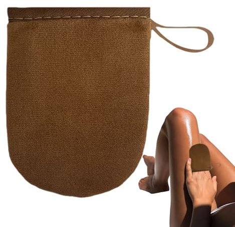 Guanto autoabbronzante, delicato sulla pelle, applicatore per lozione abbronzante, per bagno, viaggi, vacanze al coperto, donne, uomini, adulti, adolescenti, , ciclisti, golfisti, figlio, figlia