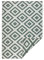 NORTHRUGS Outdoor Teppich Malta-Wendeteppich Wetterfest Modernes Geometrisches Muster Läufer für Balkon Terrasse Garten Wintergarten Wohnzimmerteppich Wasserfest, Polypropylen, Grün,Creme, 80x250cm