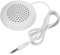 Mini enceinte d'oreiller de 3,5 mm, haut-parleur portable de bricolage pour CD portable de téléphone MP3 - Blanc