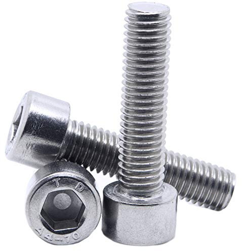 5mm / M5 x 12 Socket Cap Screws HEX Head Allen Bolts A4 Marine Grade Stainless Steel DIN 912-10 Pack