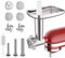 Metall-Fleischschleiferaufsätze für KitchenAid, Cofun Zubehör inklusive 4 Schleifplatten, 3 Wurstfüllröhren, 2 Schleifklingen für Kitchenaid Mixer
