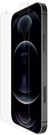 Belkin iPhone 12 Pro Max Screen Protector TemperedGlass Anti-Microbial (Advanced Protection + Reduces Bacteria on Screen Up to 99%)