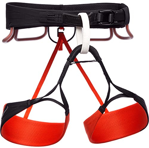 Black Diamond W Zone Harness Rojo-Negro, Cinturón de asiento para mujer, talla S - Color Octane