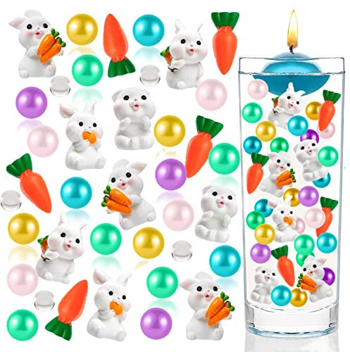 OstervasenfüLler Schwimmende Perlen Osterdekoration Vase FüLler Gelkugeln Wasserperlen FüR Ostern Party Tischdekoration,Wasserperlen Durchsichtig Ostern Deko Wasserperlen FüR Pflanzen In Vase.