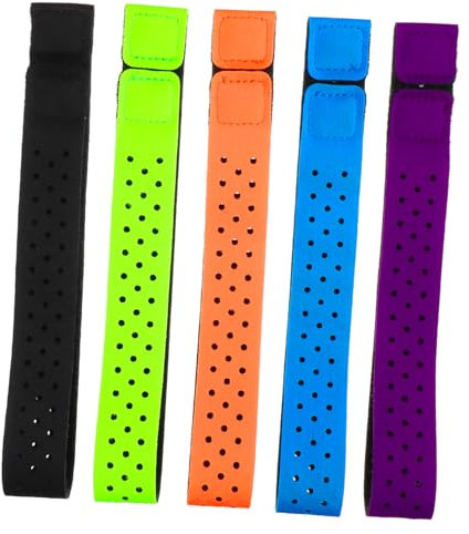 BESPORTBLE Heart Rate Armband Strap 5 Pcs Replacement Straps Adjustable for Fitness Comfortable Breathable Touch Fastener