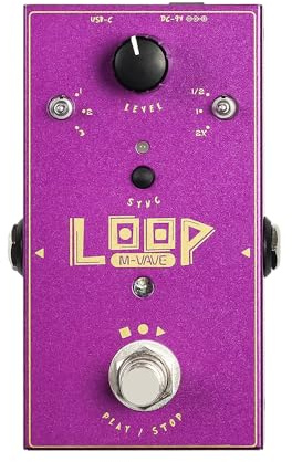 M-Vave LoopII – pedaler för gitarr, 11 min slinga, Wav-import/export, USB