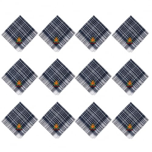 Home Universal® Pañuelo Fallero de Valencia con Escudo, Azul y Blanco 57x57cm, Azul 55x55cm – Pañuelo Tradicional para Fallas y Fiestas Valencianas (12, Azul y Blanco)