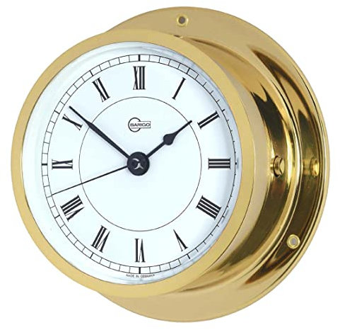 Barigo 1187 Star Schiffsuhr Messing 110mm