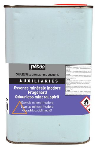 Pebeo 1 Litre Rectified Turpentine, Transparent