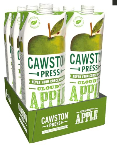 Cawston Press Cloudy Apple Pressed Juice, 1 l, Pack of 6