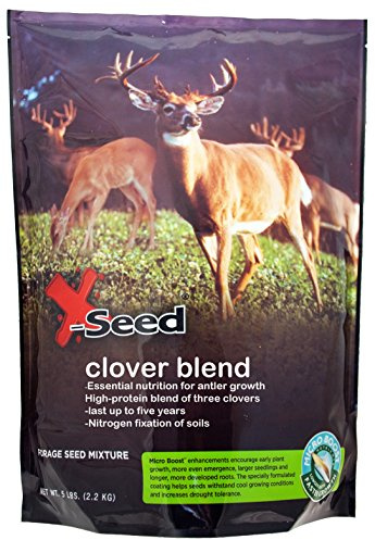 X-Seed 20212 Clover Mix Food Plot Mixture with Micro-Boost