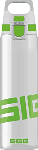 SIGG Total Clear ONE Green, Sport Trinkflasche, 0.75 L, Tritan, BPA frei, Green
