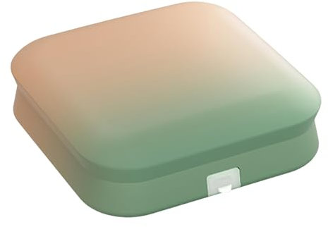 Pulitore per lenti contatto ad ultrasuoni, con specchio e pinzette, portatile, per la pulizia delle lenti contatto, per viaggi, uso quotidiano all'aperto