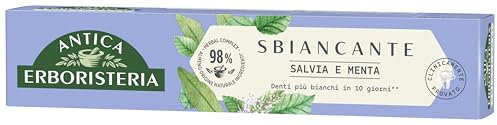 Antica Erboristeria - Dentifricio Sbiancante Salvia e Menta - 75 ml