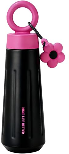 Disoza 450 ml svart termosmugg kaffe to go kaffemugg resemugg kaffemugg to go termokaffemugg, termosmugg dryckesmugg med lock, mugg med lock