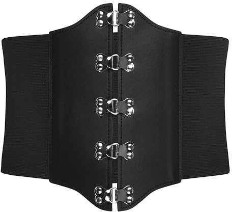 BlackButterfly 15 CM Larga Cintura Corsetto Elastica (Nero, L)