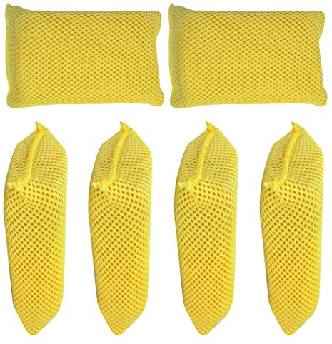 Iconikal Microfiber Bug Scrubber Sponge Pad, 6-Pack