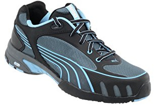 Puma Safety Shoes Fuse Motion Blue Wns Low S1 HRO, Puma 642820-256 dam Espadrille halvskor, svart (svart/blå 256), EU 39