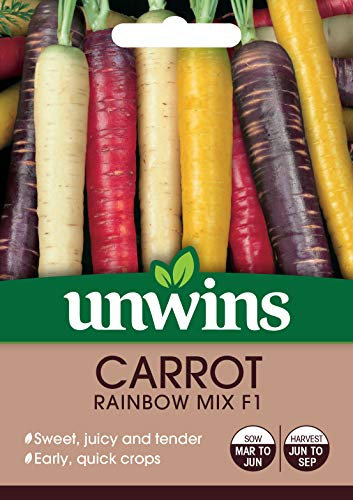 Unwins Carrot Rainbow Mix Seeds