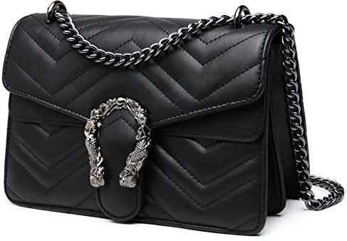 Travistar Borsa Tracolla Donna Piccola - Borsa Donna Tracolla Piccola in Pelle Borse a Spalla Borsetta Firmate Pochette Donna Catena Borsa da Sera Borsa a Mano