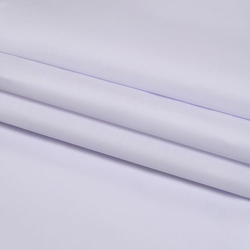 Vanligt vitt tyg 100 % bomull för konst och hantverk, klädtillverkning, quiltning, sömnad, sängkläder, örngott, flaggväv – 150 cm extra bred av DHS (5 meter)