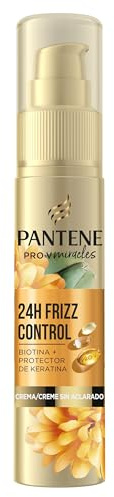 Pantene Frizz Control Sérum con Biotina y Keratina 70ml Tratamiento Acondicionador Sin Aclarado para Pelo Seco y Dañado. Resultados Instantáneos para una Suavidad Duradera. Fijación Flexible