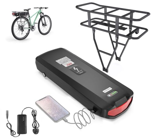 Varstrom 48V 18.2Ah Rear Rack Battery with Charger & USB Port