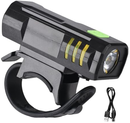 Phares pour vélo - Phare à Batterie Rechargeable, lumières étanches pour vélo | Lumière Noire pour vélo, kit d'éclairage de vélo à Haute luminosité, Accessoires d'extérieur