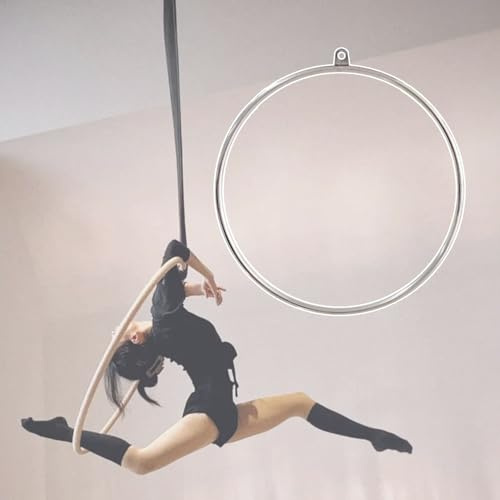 Aro de acero inoxidable para actuaciones acrobáticas y yoga aéreo, adecuado para estudios de baile y gimnasios